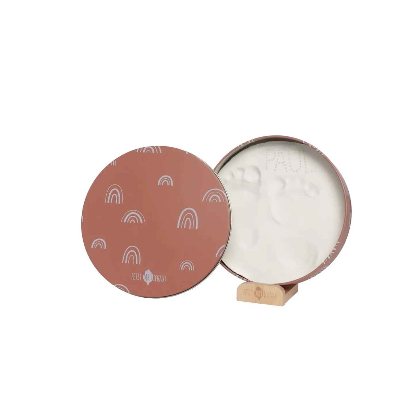 Petit Artichaut Baby Box Ronde Rainbow Terracotta