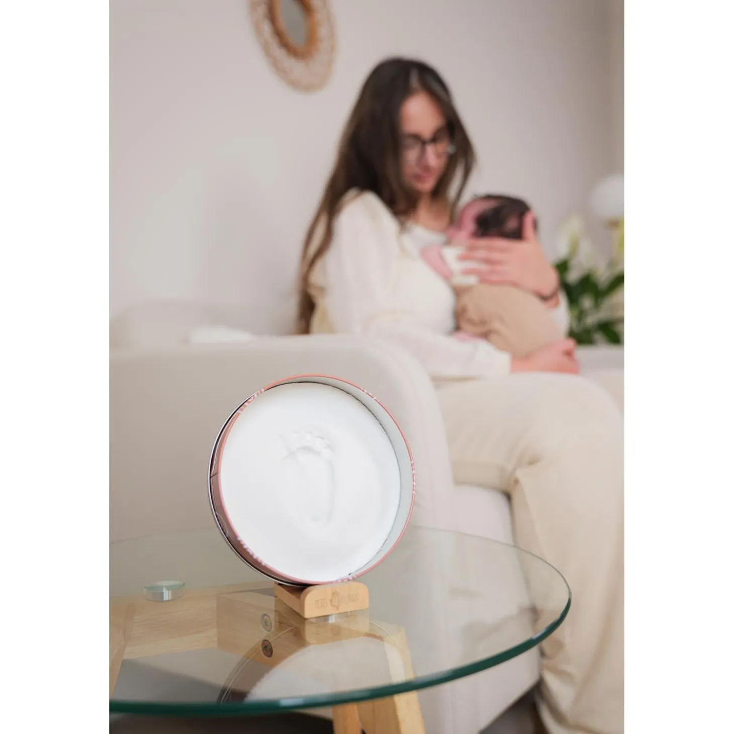 Petit Artichaut Baby Box Ronde Rainbow Terracotta
