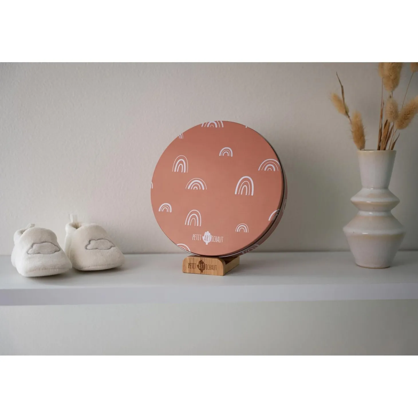 Petit Artichaut Baby Box Ronde Rainbow Terracotta
