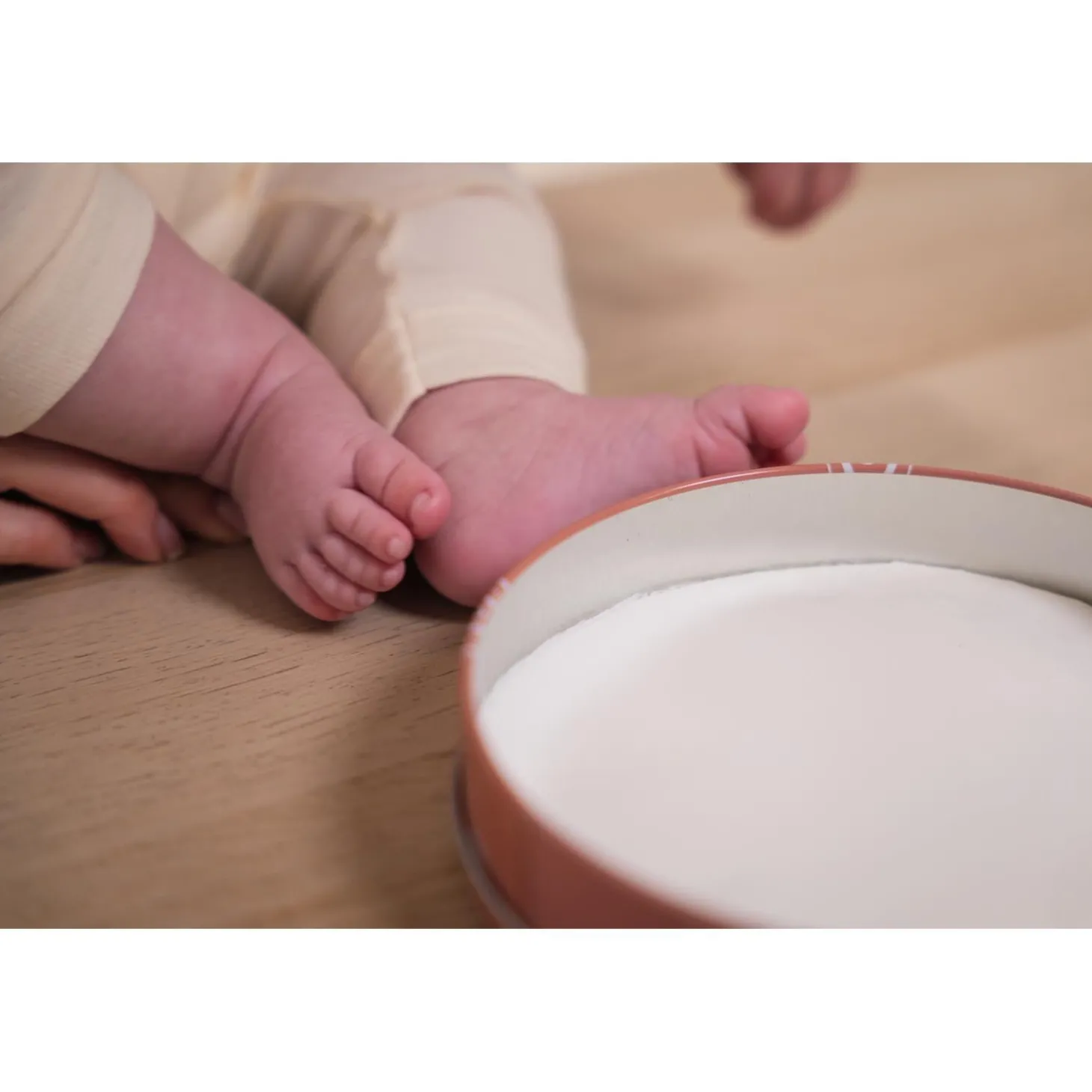 Petit Artichaut Baby Box Ronde Rainbow Terracotta