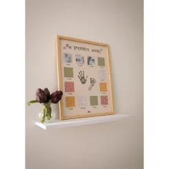Petit Artichaut Cadre de Ma Première Année Beige/Multicolore