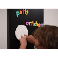 Petit Artichaut                    2 Magnets Empreinte    Blanc