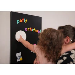 Petit Artichaut                    2 Magnets Empreinte    Blanc
