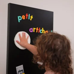 Petit Artichaut                    2 Magnets Empreinte    Blanc