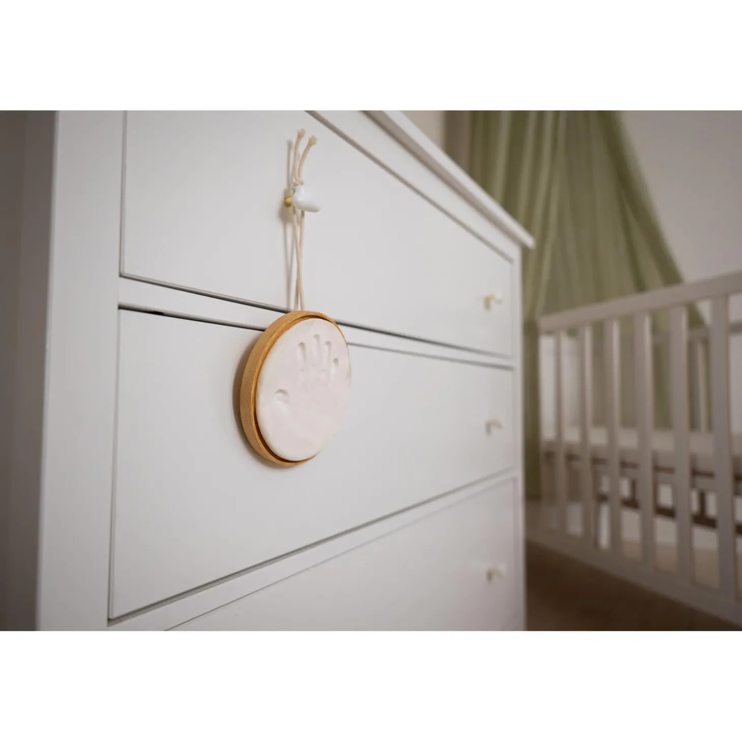 Petit Artichaut Médaillon Empreinte Bois Bois