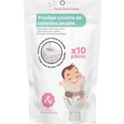 Petit nez                    Protèges-cuvettes jetables    Blanc