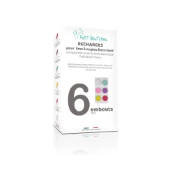 Petit nez                    Recharges embouts lime éléctrique    Multi-Couleurs