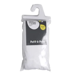Petit à petit                    Drap housse + alèse 2-en-1    Blanc