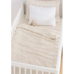 Petit à petit                    Parure Housse de Couette +Taie    Beige            70x140 cm