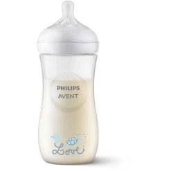 Philips Avent                    Biberon Natural 3.0    Motifs bleus            330 ml
