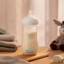 Philips Avent                    Biberon Natural 3.0    Motifs bleus            330 ml