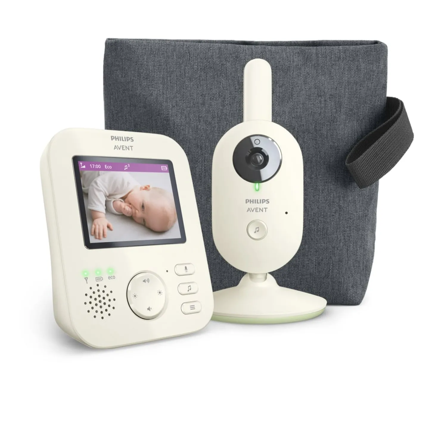 Philips Avent Ecoute-bébé vidéo SCD882 Blanc