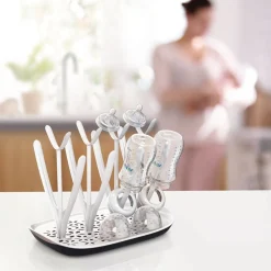 Philips Avent                    Egouttoir Design 8 biberons    Noir Et Blanc