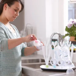 Philips Avent                    Egouttoir Design 8 biberons    Noir Et Blanc