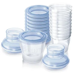 Philips Avent Lot de 10 pots de conservation pour lait maternel