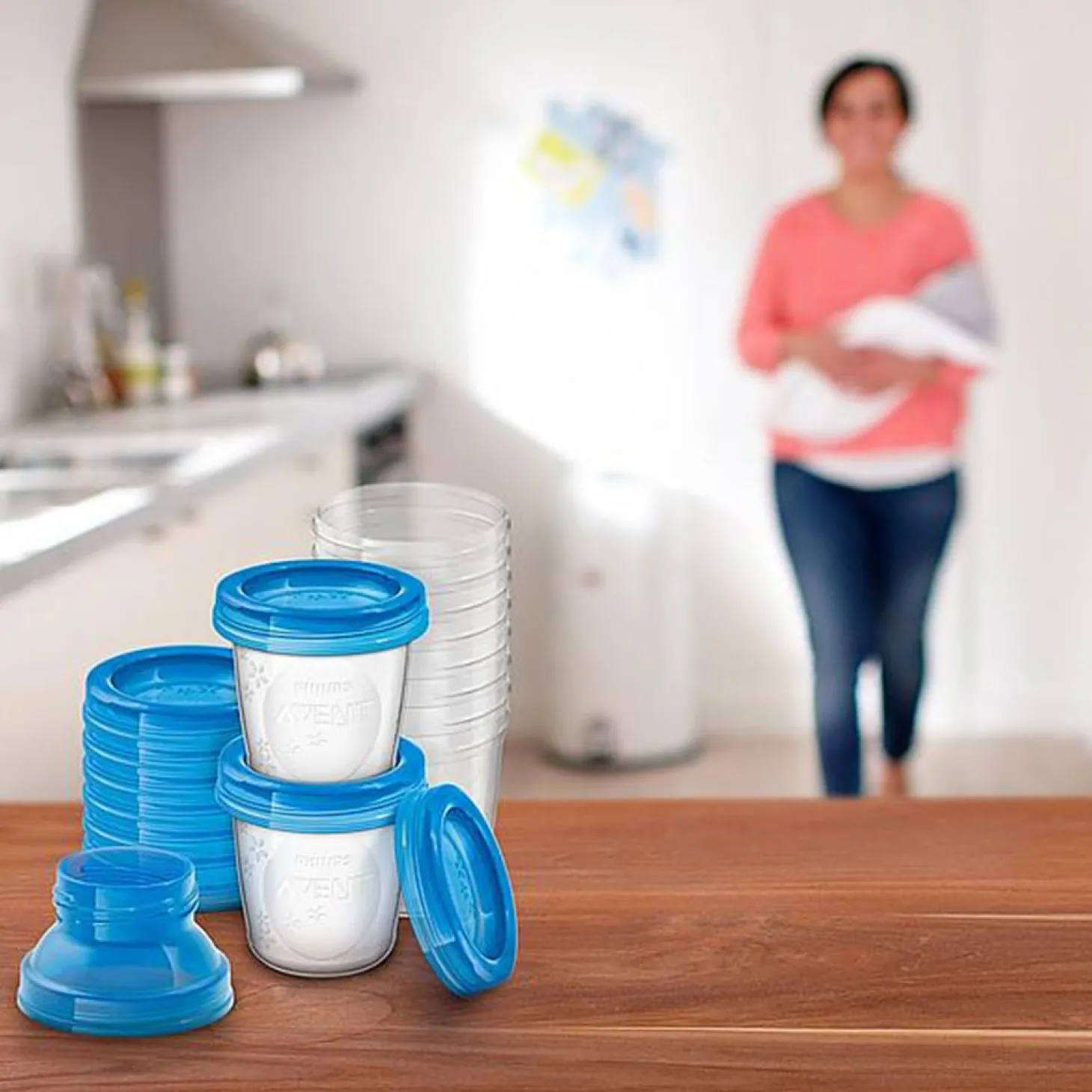 Philips Avent Lot de 10 pots de conservation pour lait maternel