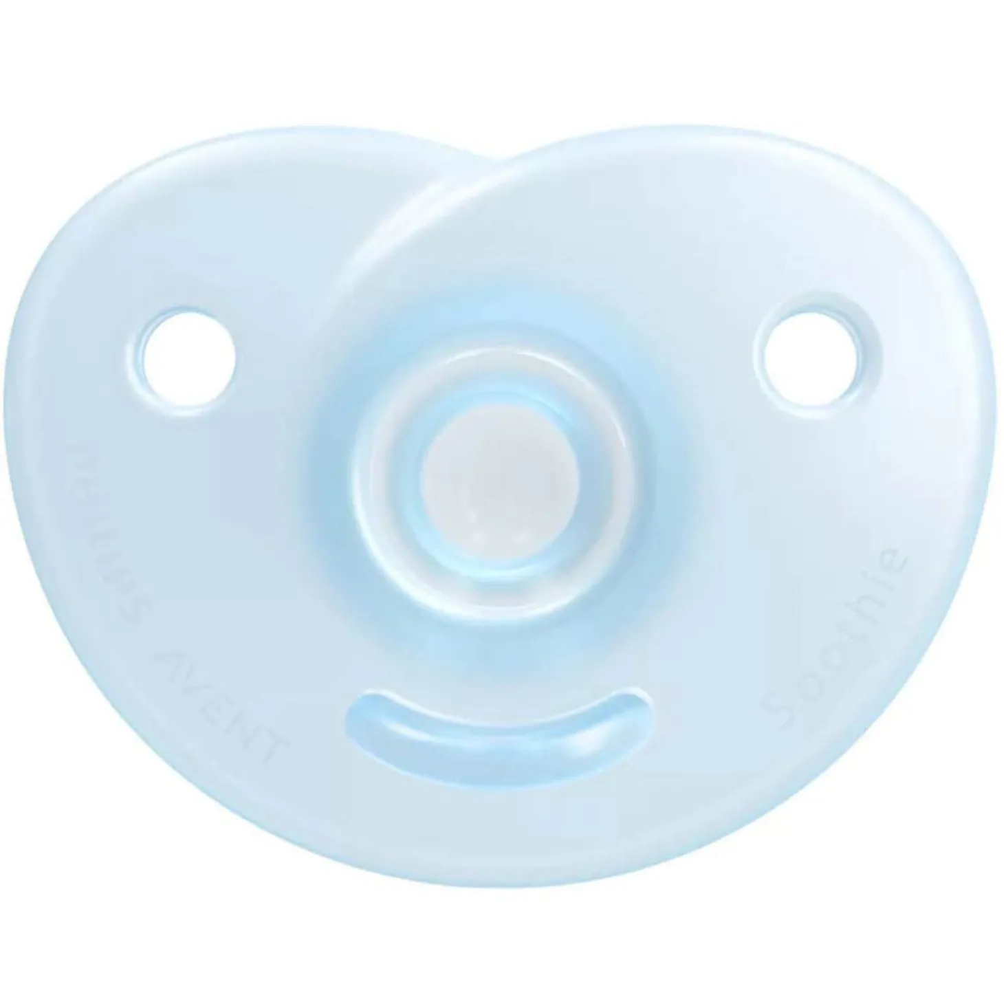 Philips Avent Lot de 2 Soothie coeur Bleu/Bleu clair 0-3 mois