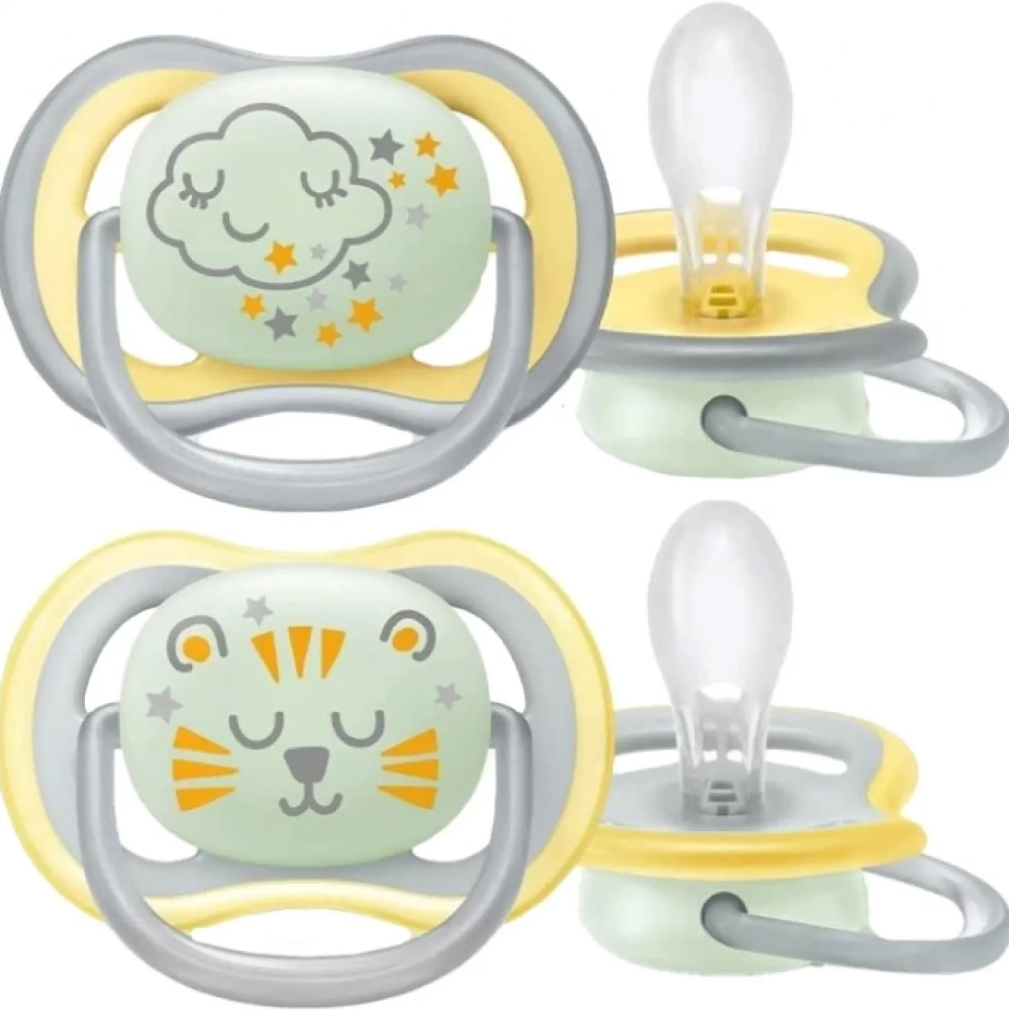 Philips Avent Sucettes Nuit Mix Multicolore 18 mois