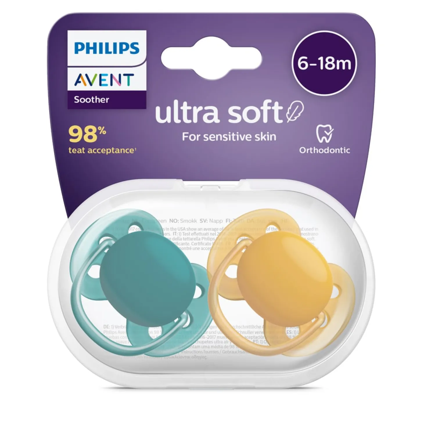 Philips Avent Sucette SOFT 6-18 mois