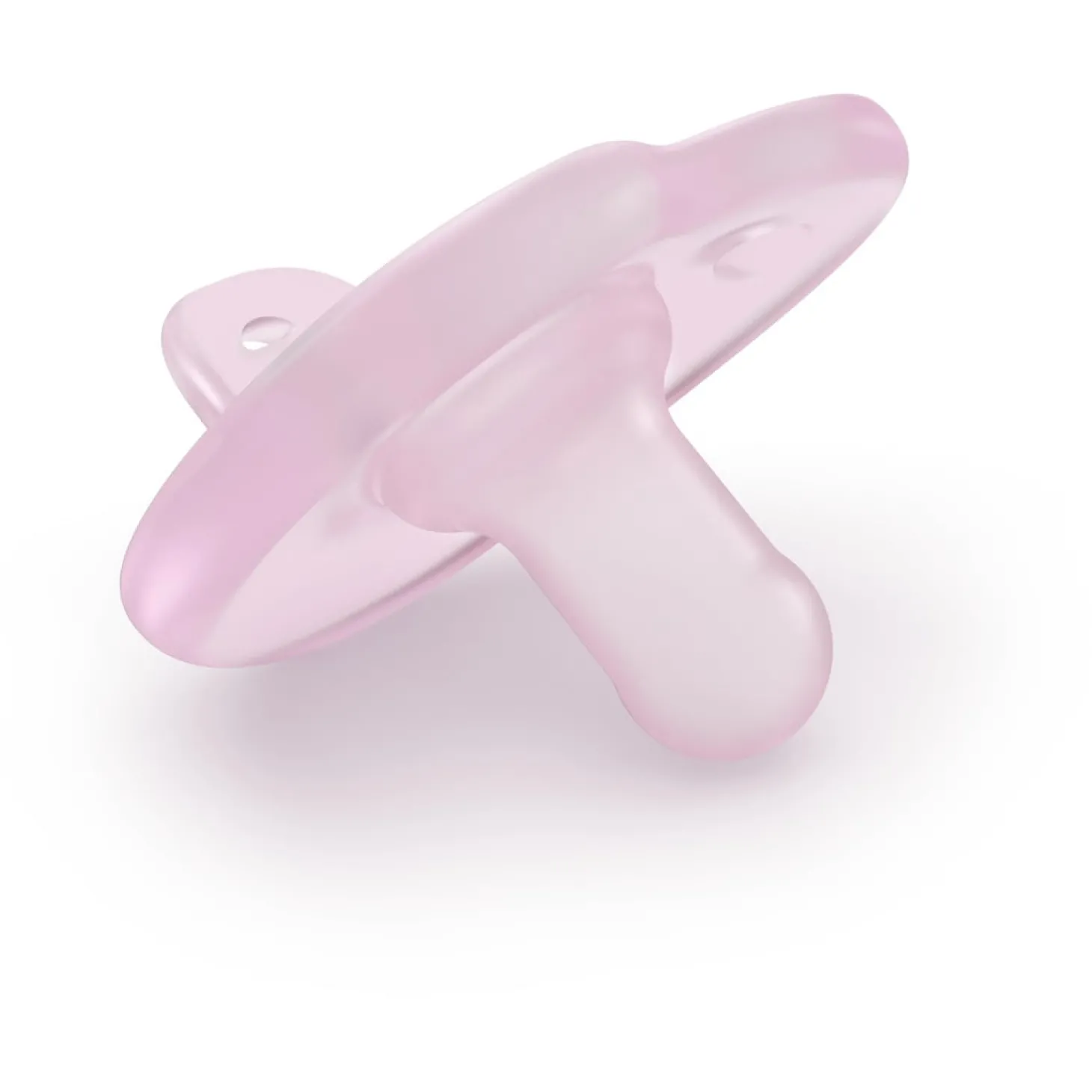 Philips Avent 2 sucettes Soothie cœur Rose Clair/Rose Framboise 0-6 mois