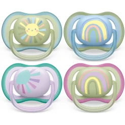 Philips Avent                    2 Sucettes Ultra Air    Multicolore