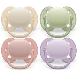 Philips Avent                    2 Sucettes Ultra douce    Multicolore