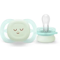 Philips Avent                    Sucettes Ultra start x2    Pastel night            0-2 mois