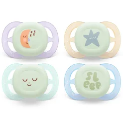 Philips Avent                    Sucettes Ultra start x2    Pastel night            0-2 mois