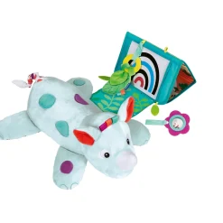Play+ Coussin d'activités Rhinocéros 0-24 mois