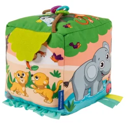 Play+ Cube d'activités sonore Les Animaux Sauvages 6-24 mois