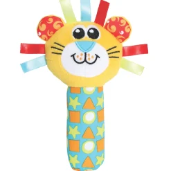 Playgro Jungle Squeaker Lion Bleu