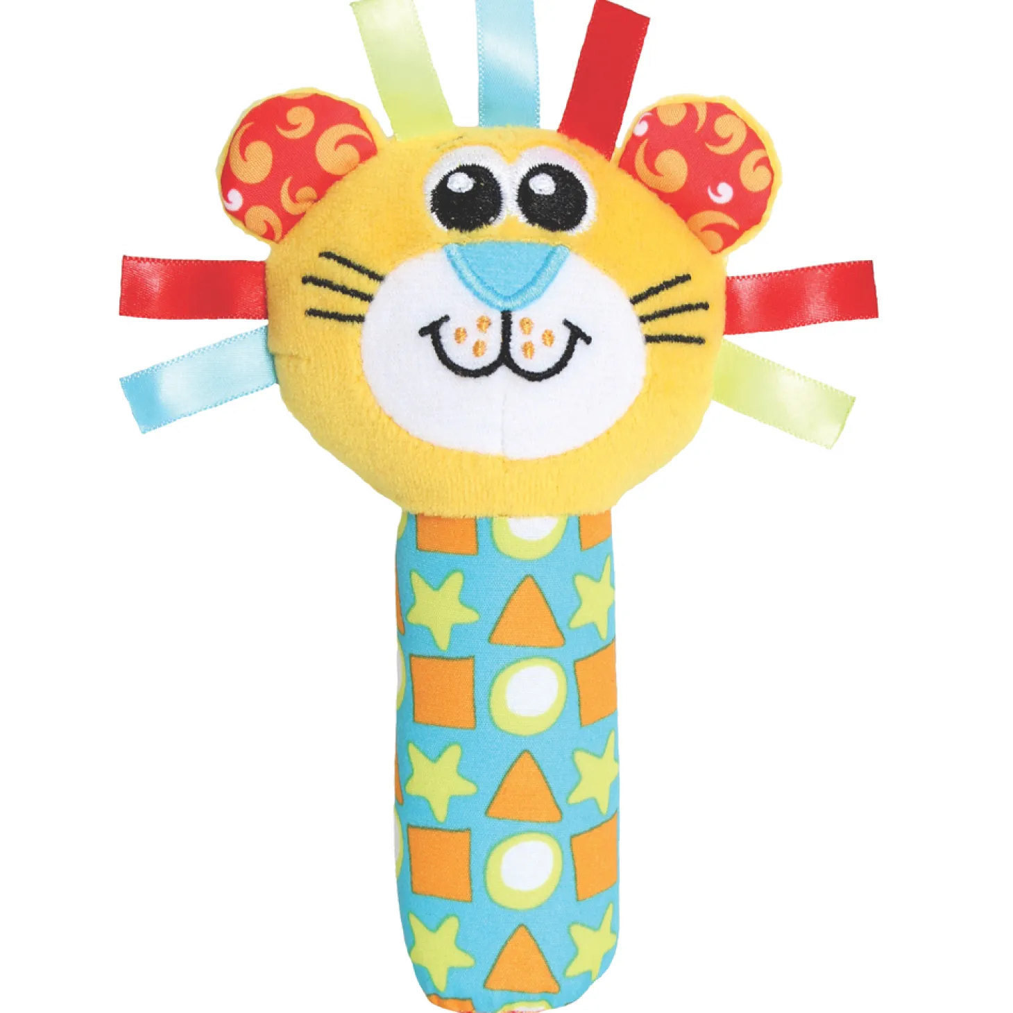 Playgro Jungle Squeaker Lion Bleu