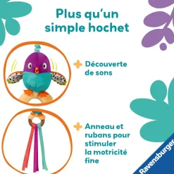Play+                    Hochet petit oiseau    Multicolore