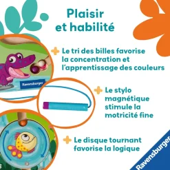 Play+ Labyrinthe magnétique en bois dans la jungle Multicolore