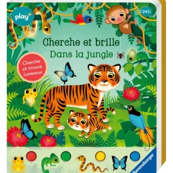 Play+ Livre Cherche et brille Dans La Jungle Multicolore