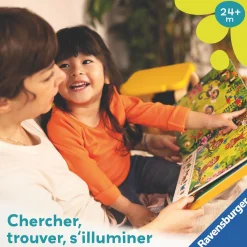 Play+ Livre Cherche et brille Dans La Jungle Multicolore