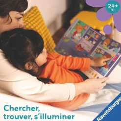 Play+ Livre Cherche et brille Dans La Nuit Multicolore