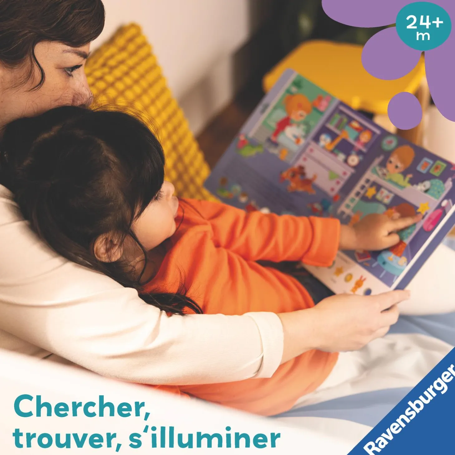 Play+ Livre Cherche et brille Dans La Nuit Multicolore
