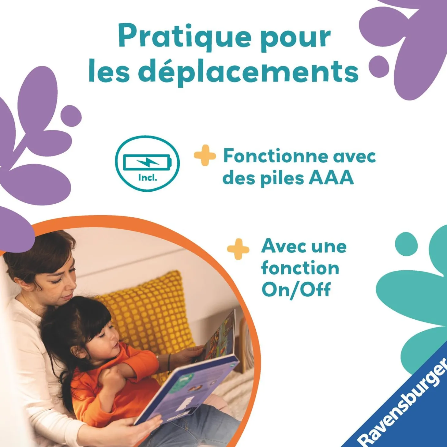 Play+ Livre Cherche et brille Dans La Nuit Multicolore
