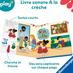 Play+                    Livre Chut…qui est là ? A la crèche    Multicolore