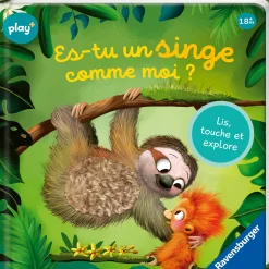 Play+ Livre Es-tu un singe comme moi? Multicolore