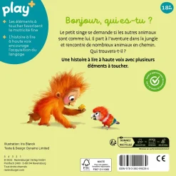 Play+ Livre Es-tu un singe comme moi? Multicolore