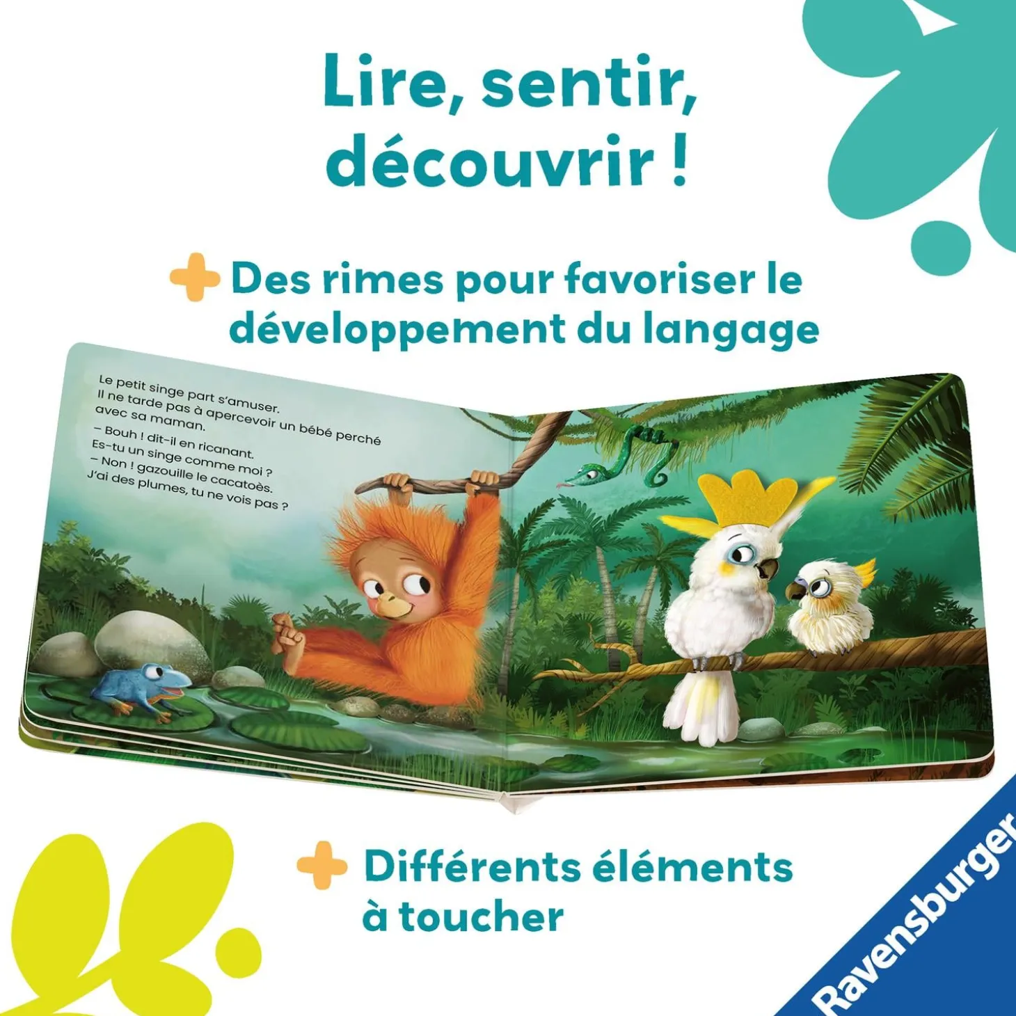 Play+ Livre Es-tu un singe comme moi? Multicolore