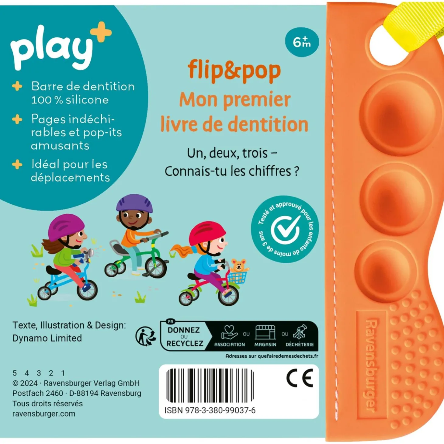 Play+ Livre Flip & pop Mes Premiers Chiffres Multicolore