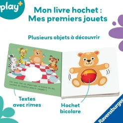 Play+                    Livre hochet    Mes Premiers Jouets Multicolore