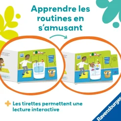 Play+ Livre Mes routines Bonne Nuit Multicolore