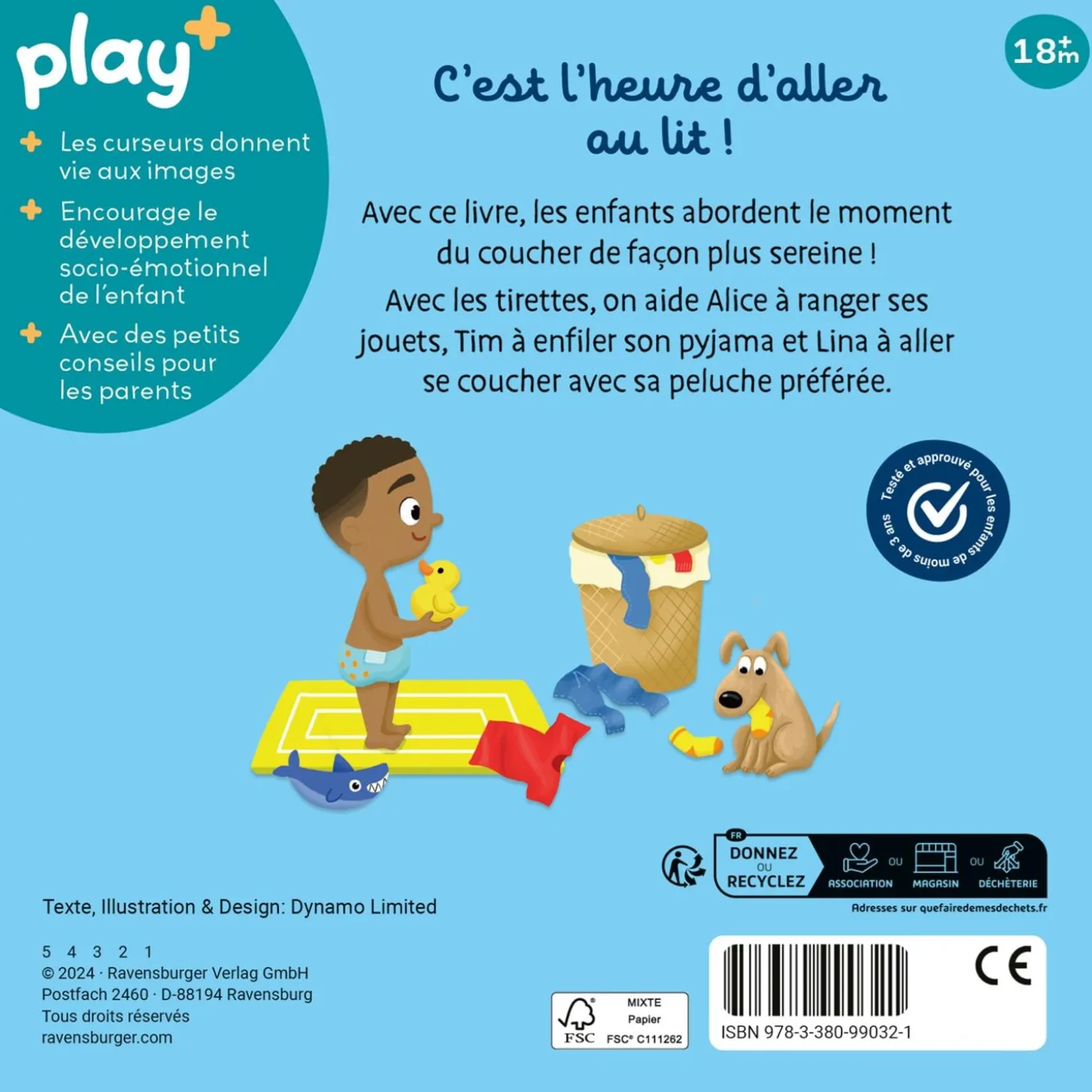 Play+ Livre Mes routines Bonne Nuit Multicolore
