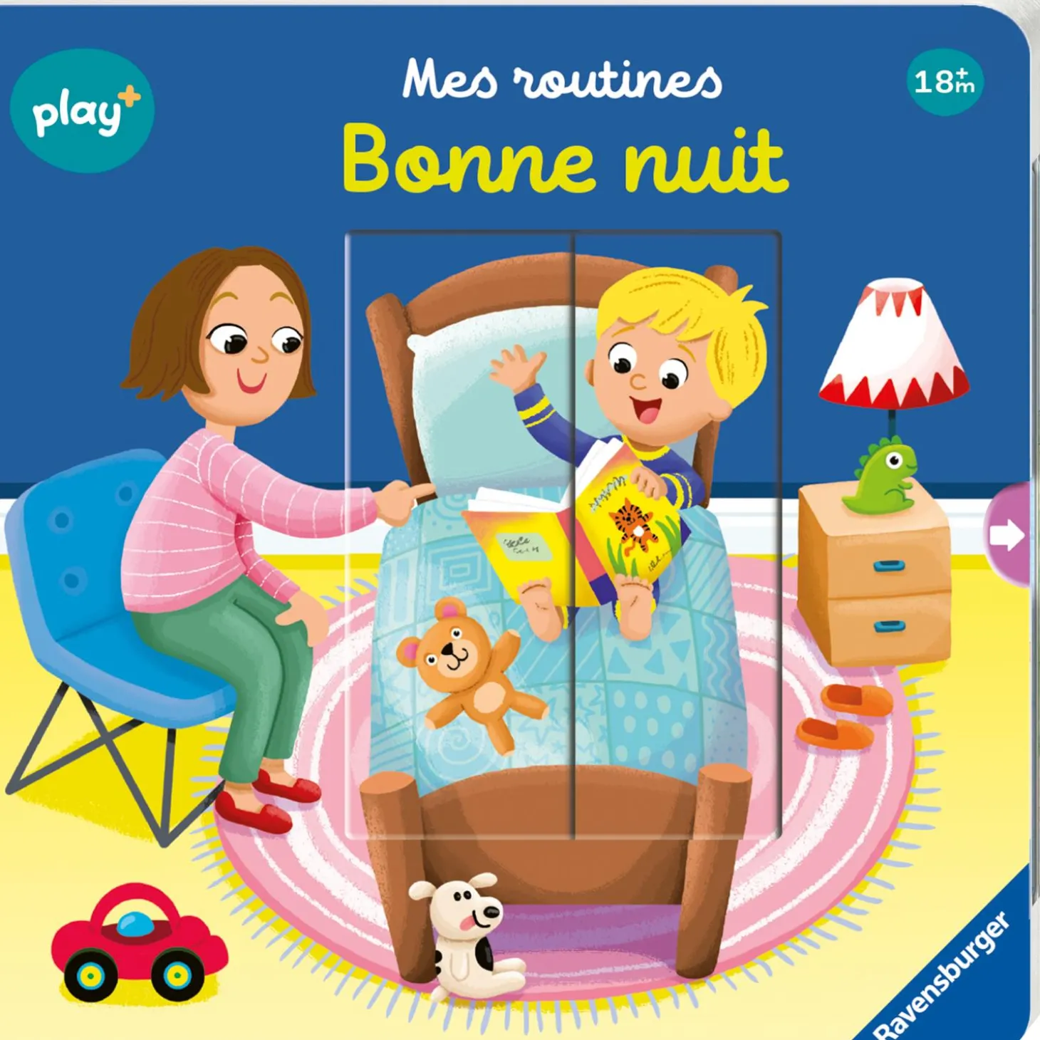 Play+ Livre Mes routines Bonne Nuit Multicolore