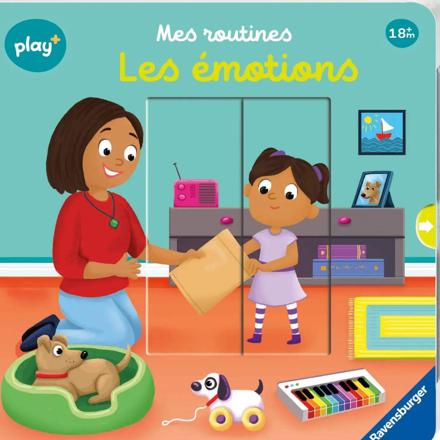 Play+ Livre Mes routines Les Émotions Multicolore