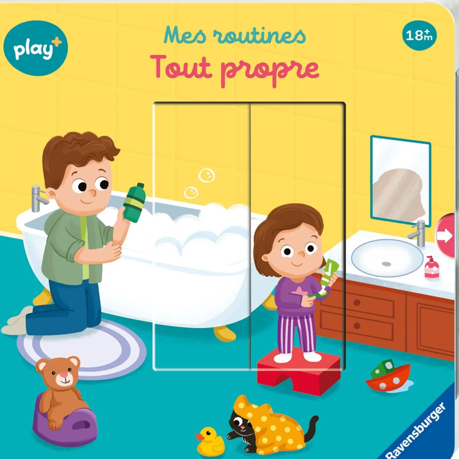 Play+ Livre Mes routines : tout propre Multicolore